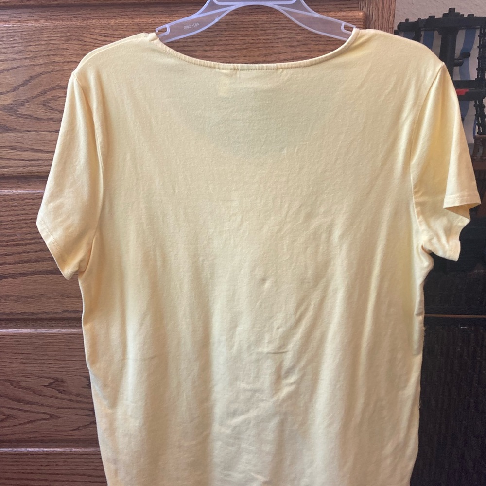 Chico’s Yellow Sequin T-shirt - Picture 6 of 6